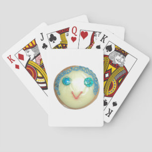Blue Hair Emoji Art Print/Graphic Playing Cards