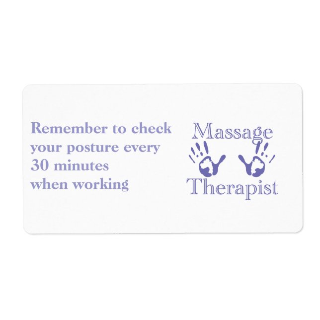 Blue Hand Prints Label (Front)