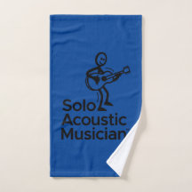 Blue Hand Towel SAM Logo