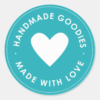 Blue Handmade Goodies Sticker