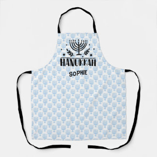 Blue Hanukkah  Apron