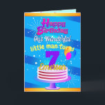 BLUE Happy Birthday ( Editable Child's Name / Age) Card<br><div class="desc">Some moments are to cherish forever. Make it memorable,  make it fun.</div>