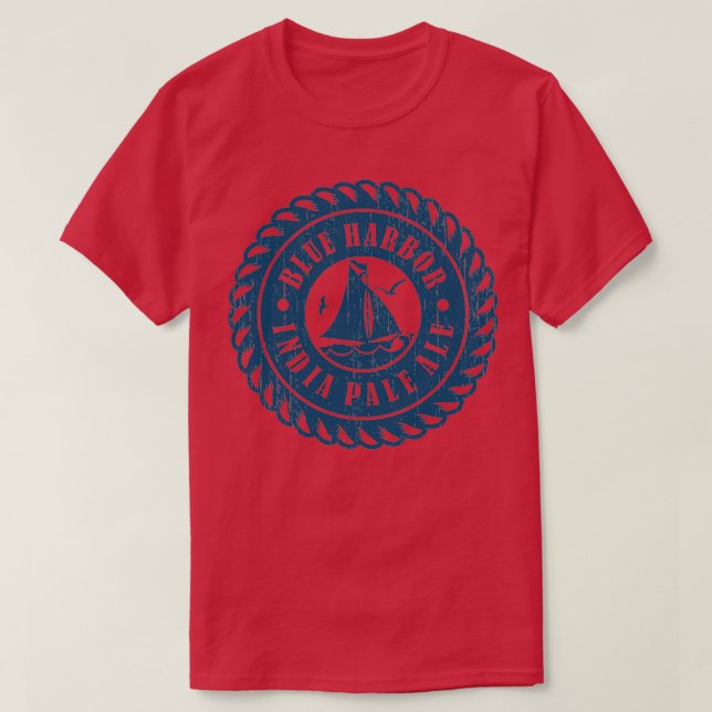 Blue Harbour IPA Graphic T T-Shirt (Design Front)