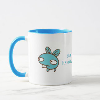 Blue has no arms. mug