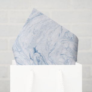 Blue Haven Marble Tissue Paper