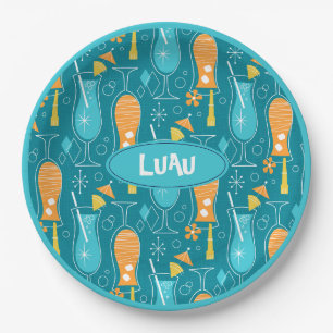 Blue Hawaii and Tropical Itch Paper Plate