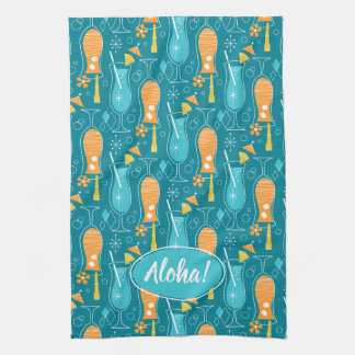 Blue Hawaii and Tropical Itch Tea Towel