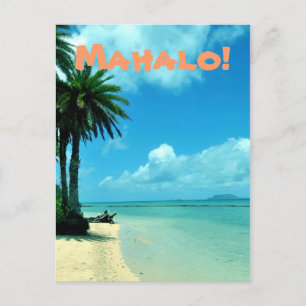 Blue Hawaii Beach Postcard