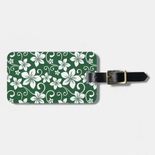 BLUE HAWAII (FOREST GREEN) LUGGAGE TAG