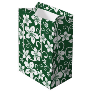 BLUE HAWAII (FOREST GREEN) MEDIUM GIFT BAG