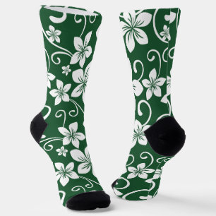 BLUE HAWAII (FOREST GREEN) SOCKS