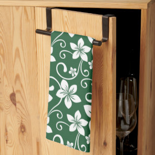 BLUE HAWAII (FOREST GREEN) TEA TOWEL