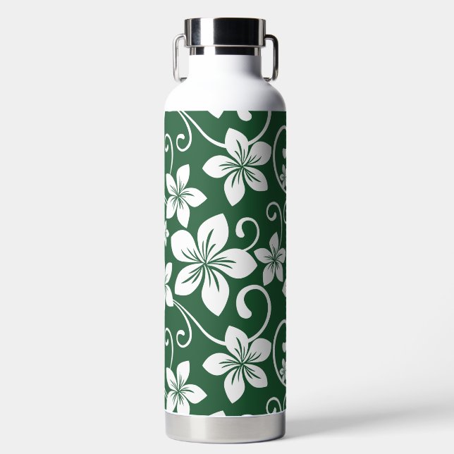 BLUE HAWAII (FOREST GREEN) WATER BOTTLE (Front)