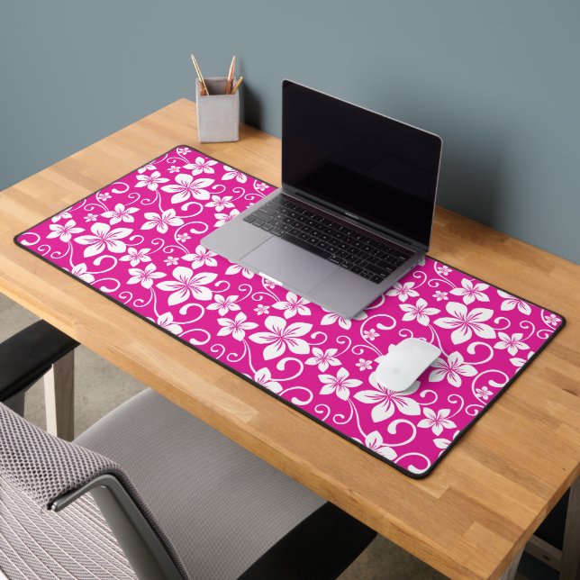BLUE HAWAII (HOT PINK) DESK MAT (Office 2)