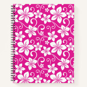BLUE HAWAII (HOT PINK) NOTEBOOK