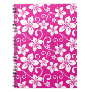 BLUE HAWAII (HOT PINK) NOTEBOOK