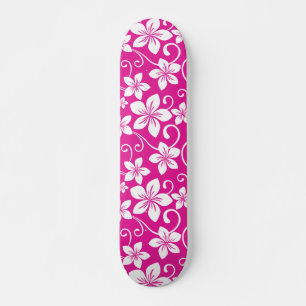 BLUE HAWAII (HOT PINK) SKATEBOARD