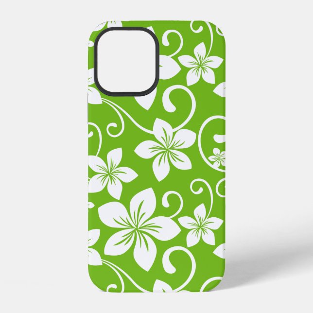BLUE HAWAII (LIME) iPhone CASE (Back)