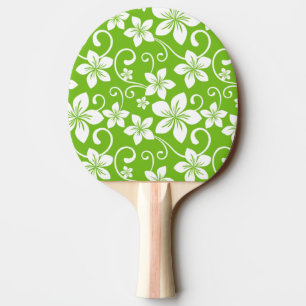 BLUE HAWAII (LIME) PING PONG PADDLE