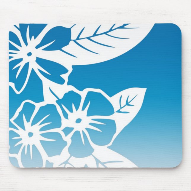Blue Hawaii Mouse Mat (Front)