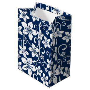 BLUE HAWAII (NAVY BLUE) MEDIUM GIFT BAG
