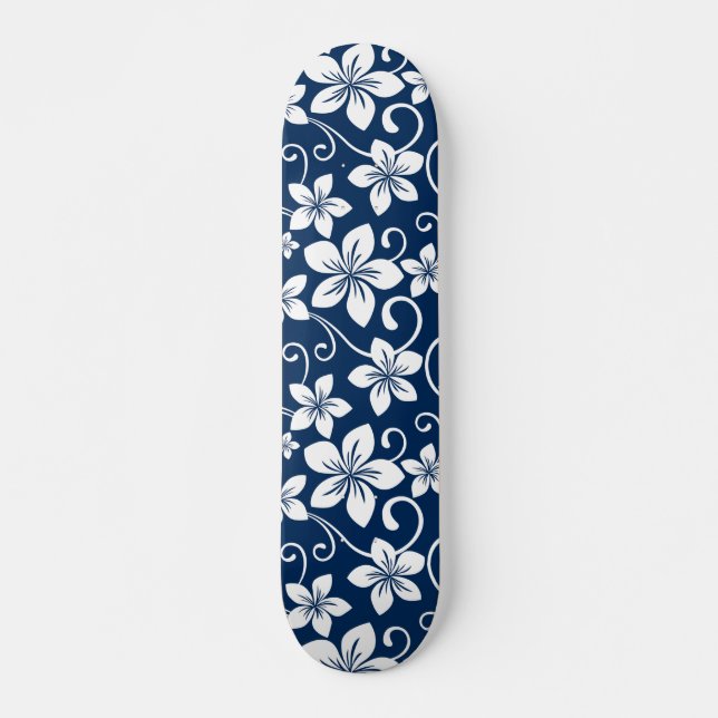 BLUE HAWAII (NAVY) SKATEBOARD (Front)