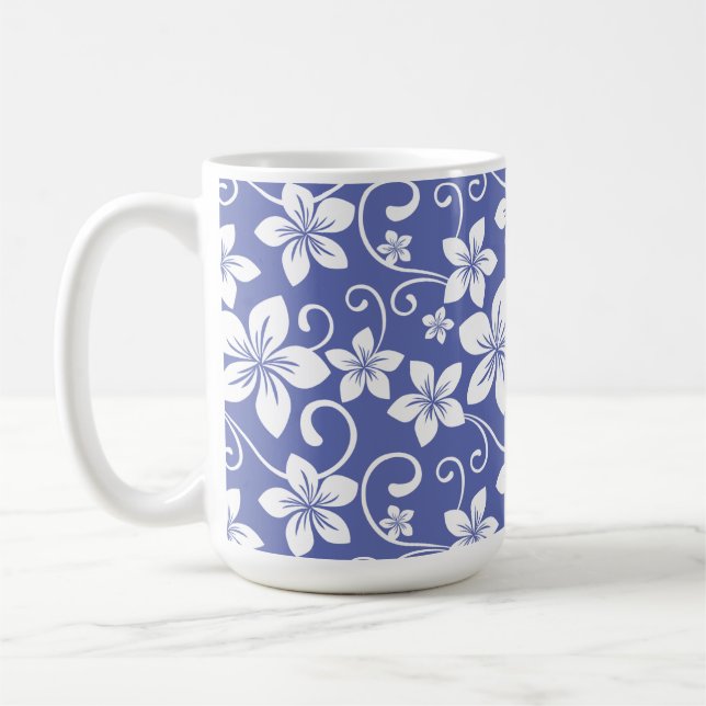 BLUE HAWAII (PERIWINKLE) COFFEE MUG (Left)