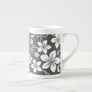 BLUE HAWAII (PEWTER) BONE CHINA MUG