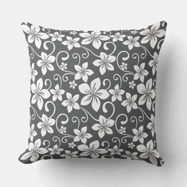 BLUE HAWAII (PEWTER) CUSHION (Front)