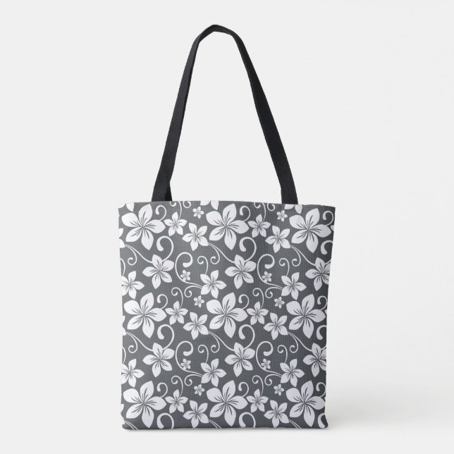 BLUE HAWAII (PEWTER) TOTE BAG (Back)