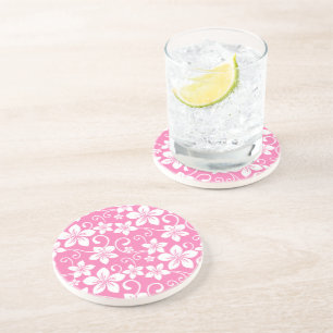 BLUE HAWAII (PINK) COASTER