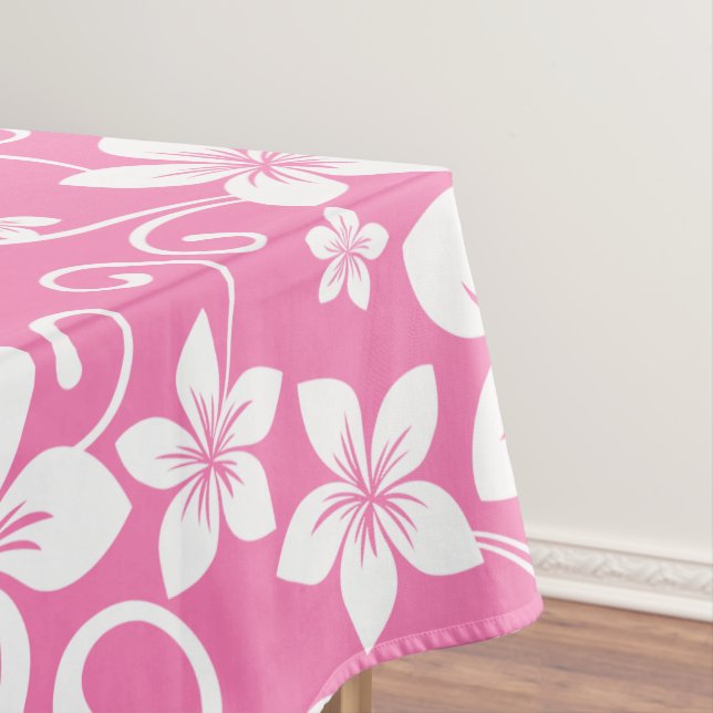 BLUE HAWAII (PINK) TABLECLOTH (In Situ)