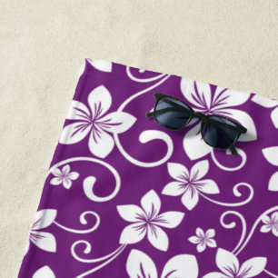 BLUE HAWAII (PLUM) BEACH TOWEL