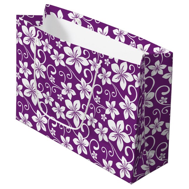 BLUE HAWAII (PLUM) Gift Bag (Front Angled)