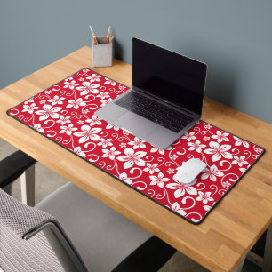 BLUE HAWAII (RED) DESK MAT