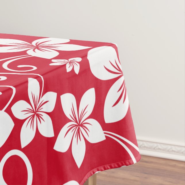 BLUE HAWAII (RED) TABLECLOTH (In Situ)