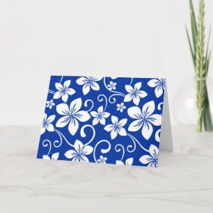 BLUE HAWAII (ROYAL BLUE) CARD