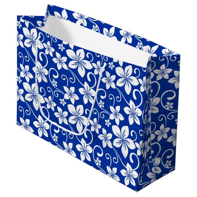 BLUE HAWAII (ROYAL BLUE) Gift Bag (Front Angled)