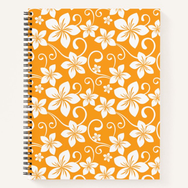 BLUE HAWAII (TANGERINE) NOTEBOOK (Front)