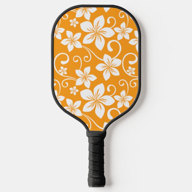 BLUE HAWAII (TANGERINE) PICKLEBALL PADDLE (Front)