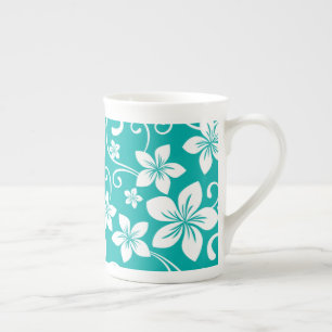 BLUE HAWAII (TEAL) BONE CHINA MUG
