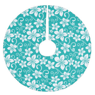 BLUE HAWAII (TEAL) BRUSHED POLYESTER TREE SKIRT