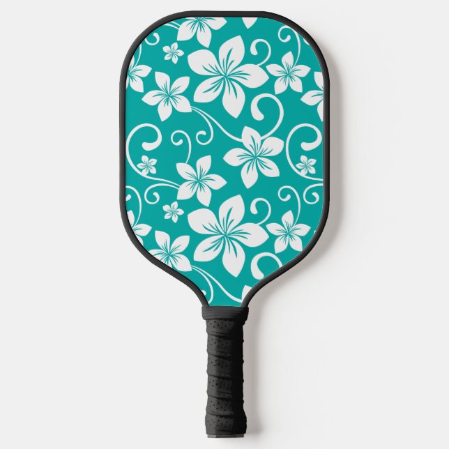 BLUE HAWAII (TEAL) PICKLEBALL PADDLE (Front)