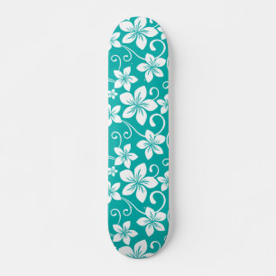 BLUE HAWAII (TEAL) SKATEBOARD