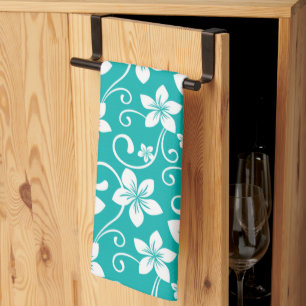 BLUE HAWAII (TEAL) TEA TOWEL