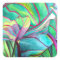 Blue Hawaii Tropical leaf wedding art