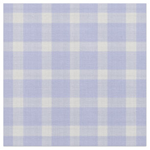 Blue Haze Checkered Gingham Fabric
