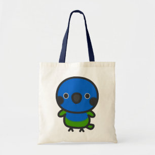 Blue-headed parrot tote bag