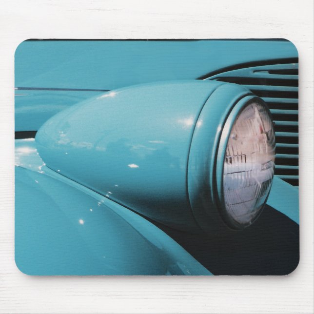 Blue Headlamp Mouse Mat (Front)
