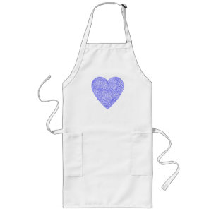 Blue Heart Apron